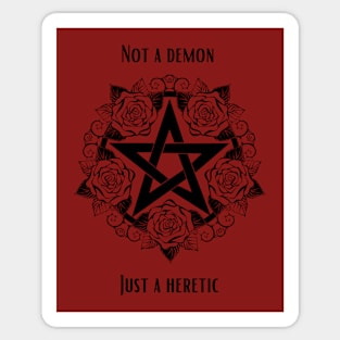 Not A Demon Sticker
